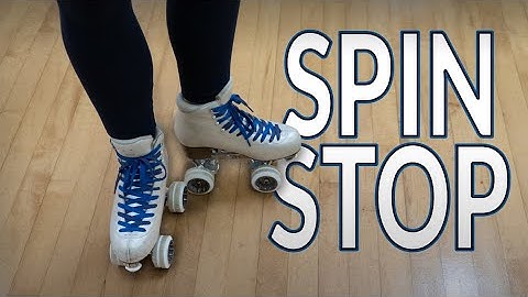 Beginner Roller Skating Stop: Learn the Spin Stop
