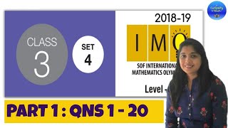 Maths olympiad Olympiad Class 3  Level 2 | IMO Previous year Class 3 question paper - Part1 Wealth