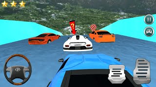 Water Slide Car Racing - Gamepla Walkthrough, New Car Racing Games, (iOS, Android) Playlist #4 screenshot 4