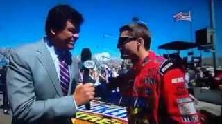 Michael Waltrip NASCAR Grid Walk at Phoenix 2015
