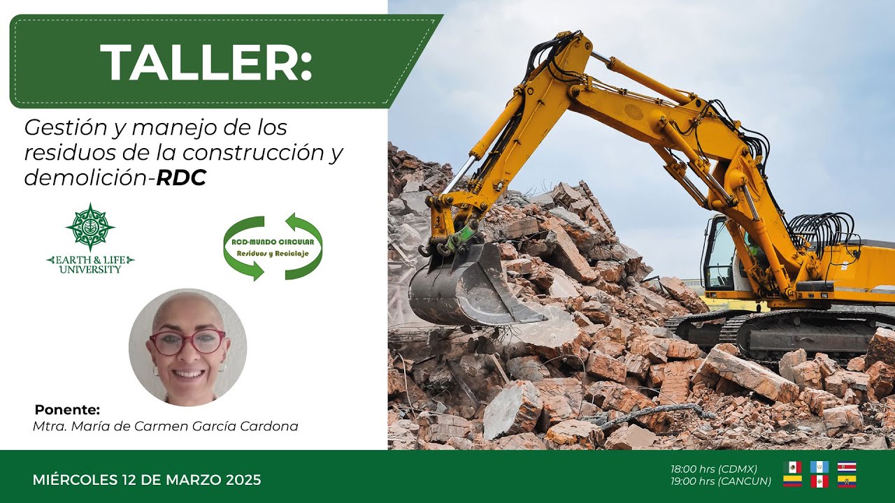 Taller  gestión y manejo de los residuos de la construcción y demolición   rcd