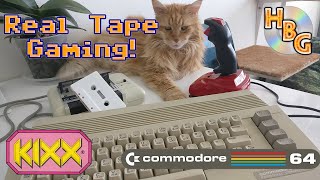 Testing, loading and playing Kixx C64 tapes