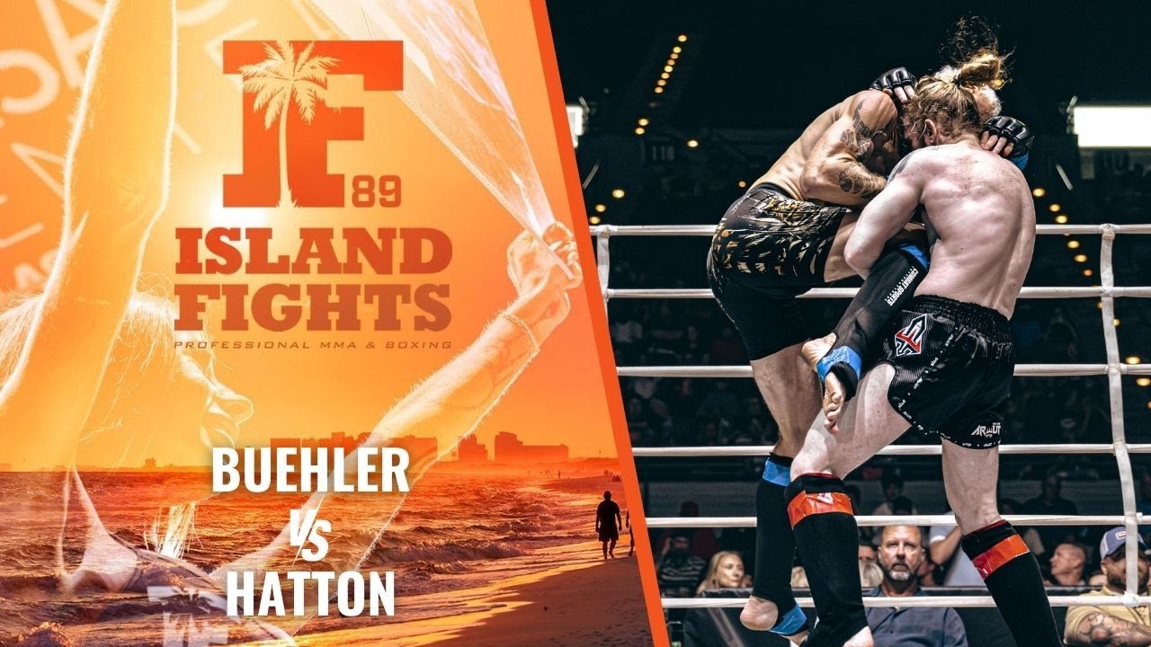 Хаттон против Бюлера: нокаут в легчайшем весе | Island Fights 89 | Islandfights.com