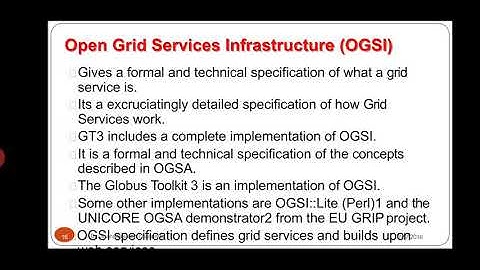 OGSI,Data  intensive grid access models