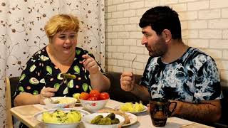 картинка: Мукбанг/Простой домашний ужин/