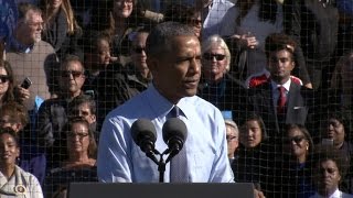 Full Video: Obama campaigns for Clinton, calls Trump arrogant