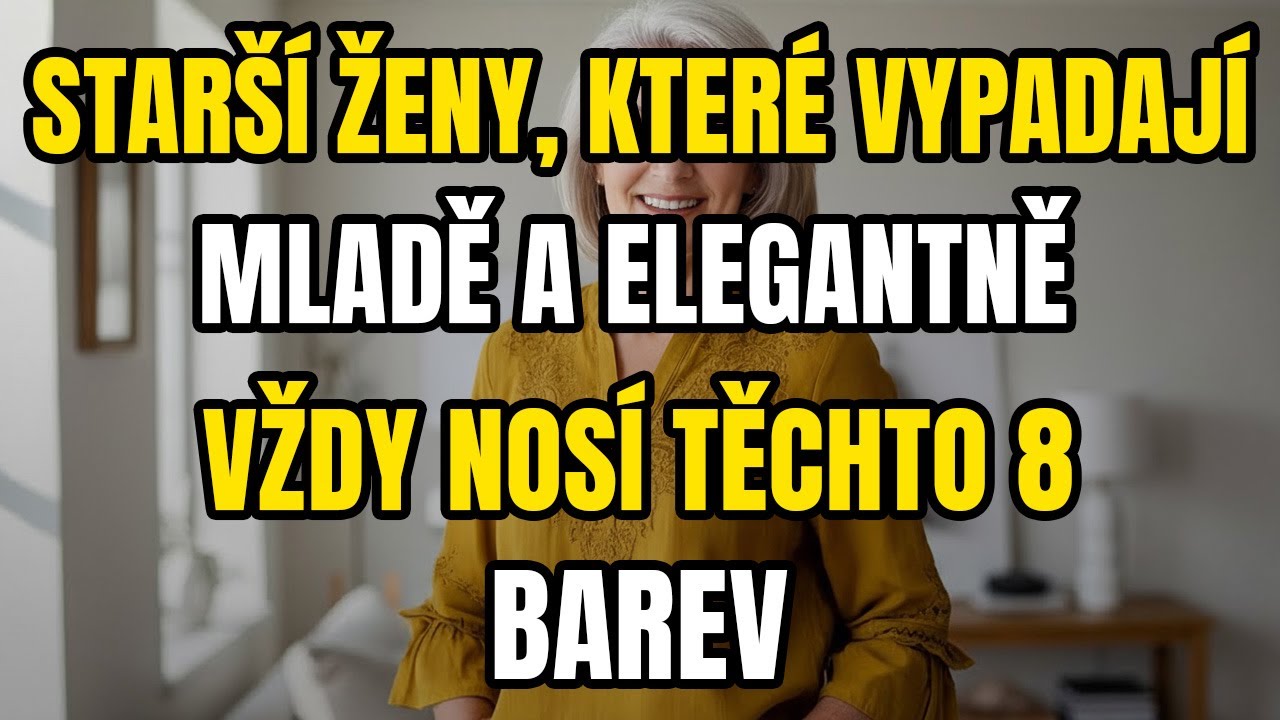 8 Barev, Které Starší Ženy Nechají Vypadat Mladě, Zářivě a Přitahují Pohledy!