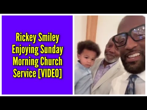 Enjoying Sunday Morning Church Service