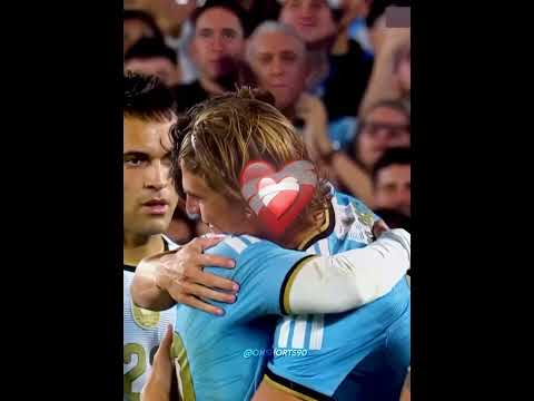 Messi Proud of Nico Paz ❤️🩹