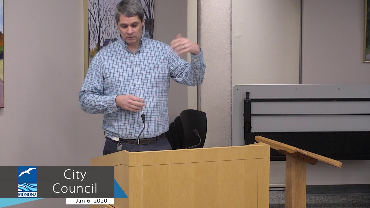 Monona City Council 1/6/20 YouTube