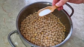 👉Artik Nohutlari Akşamdan Islatmaya Son 👉Bu Yöntemle Kabuklari Çikmadan Lokum Gi̇bi̇ Nohut Pi̇şi̇ri̇n