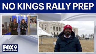 Minnesota No Kings Rally prep underway, crowds expected to draw 100K+