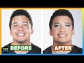 Latino Men Get Full Face Makeup