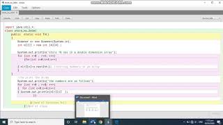 Famous Java made easy 9,10 ICSE(store and print in 2dim) Wealth
