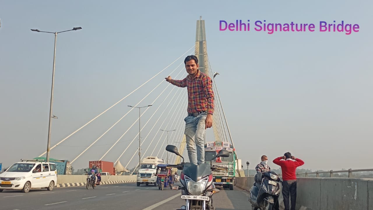 Signature Bridge Delhi Vlog  सिगनेचर ब्रिज दिल्ली व्लॉग