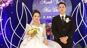 Lễ Thành hôn Mạnh Tuấn & Mai Dung 07/10/2022 | Camera & Montage Hoàng Video