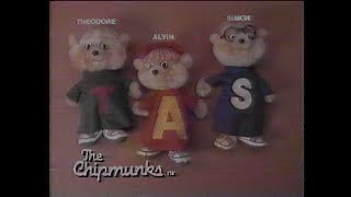 ad - Alvin and the Chipmunks dolls from Ideal (1985) [60fps]