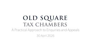 Seminar Recording : A Practical Approach to Enquiries and Appeals