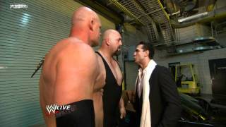 Raw: Big Show & Kane get too close to Alberto Del Rio's ride