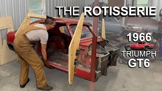 1966 Triumph GT6 - Part 58 - The Rotisserie