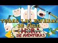 Todas las espadas de Finn en Hora de Aventura