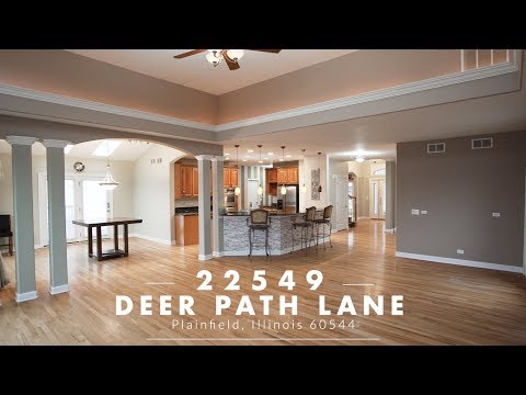 22549 Deer Path Ln, Plainfield, IL home video tour