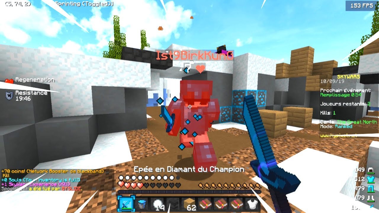 OBJECTIF 0 DÉFAITE ! #3 (Hypixel Ranked Skywars)