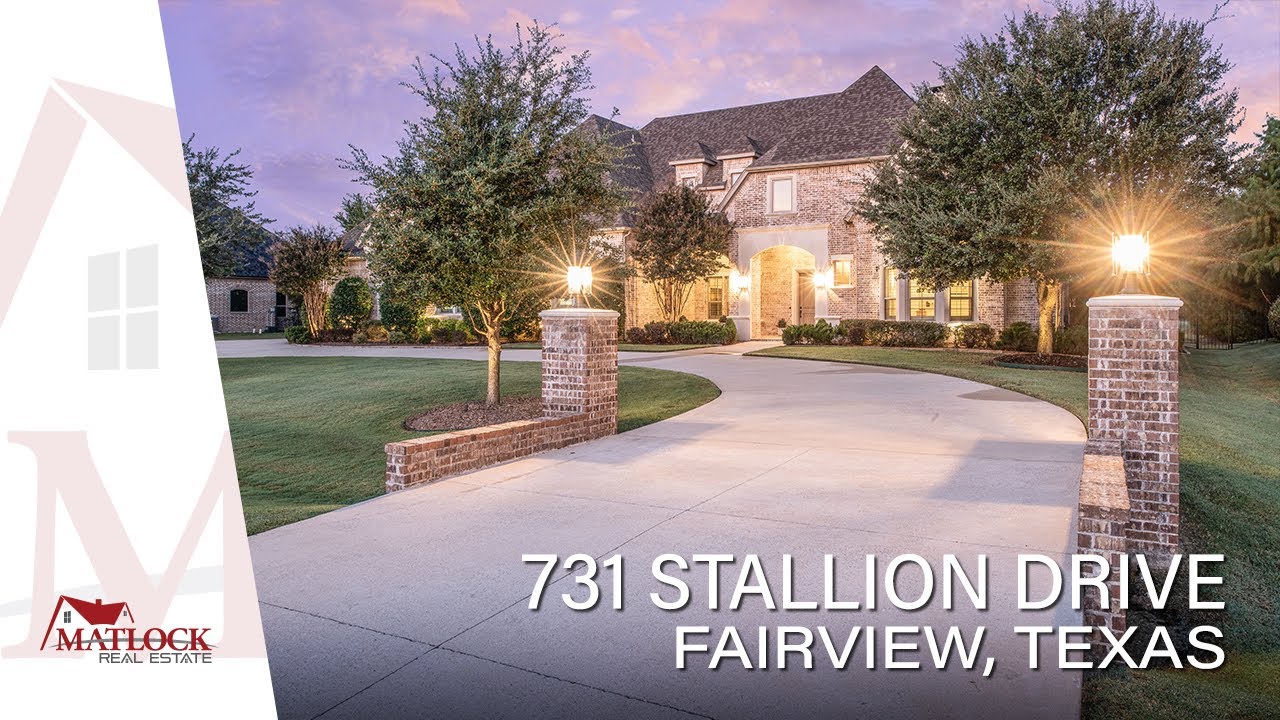 731 Stallion Drive, Fairview, Texas - Stunning Custom Estate In Fairview, Texas - Shot in 4K!!