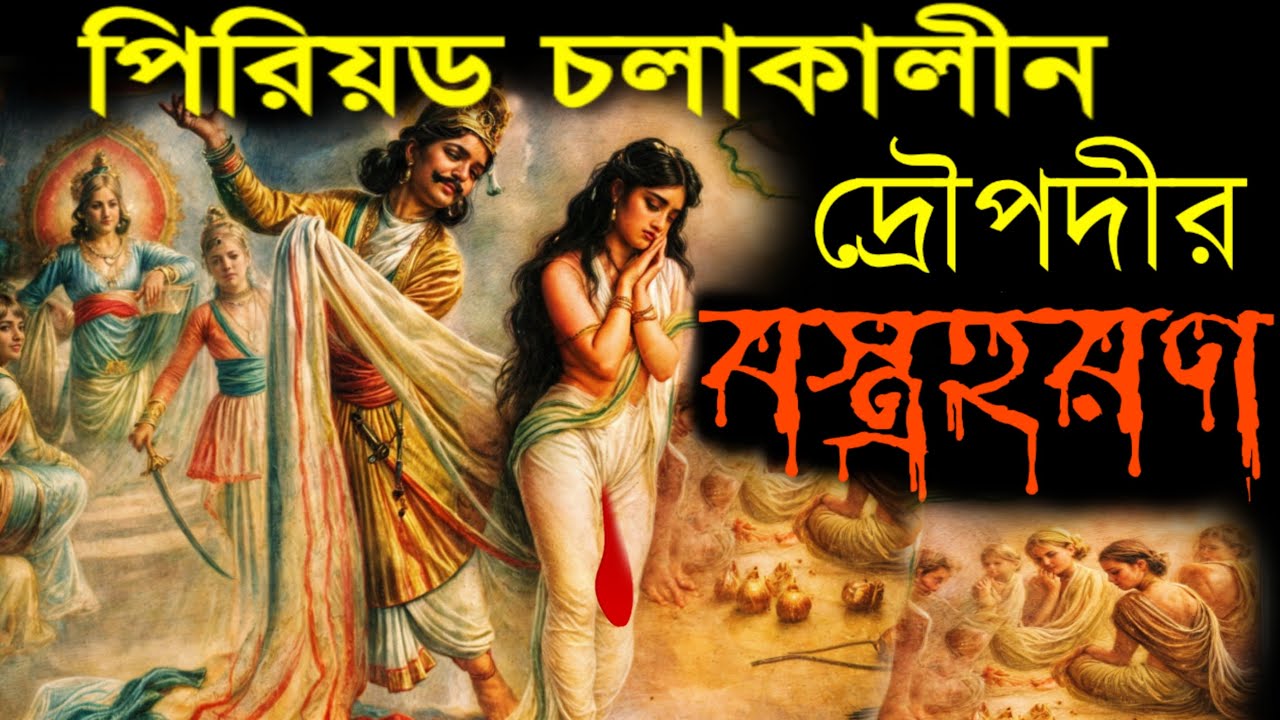 ঋতুস্রাব চলাকালীন দ্রৌপদীর বস্ত্রহরণ করা হয়েছিল কেন? কারা দেখেছিলেন এই পৈশাচিক দৃশ্য? Draupadi story