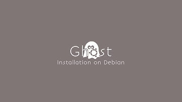 Installation Ghost on Debian
