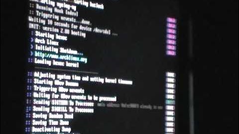 Arch rebooting using kexec