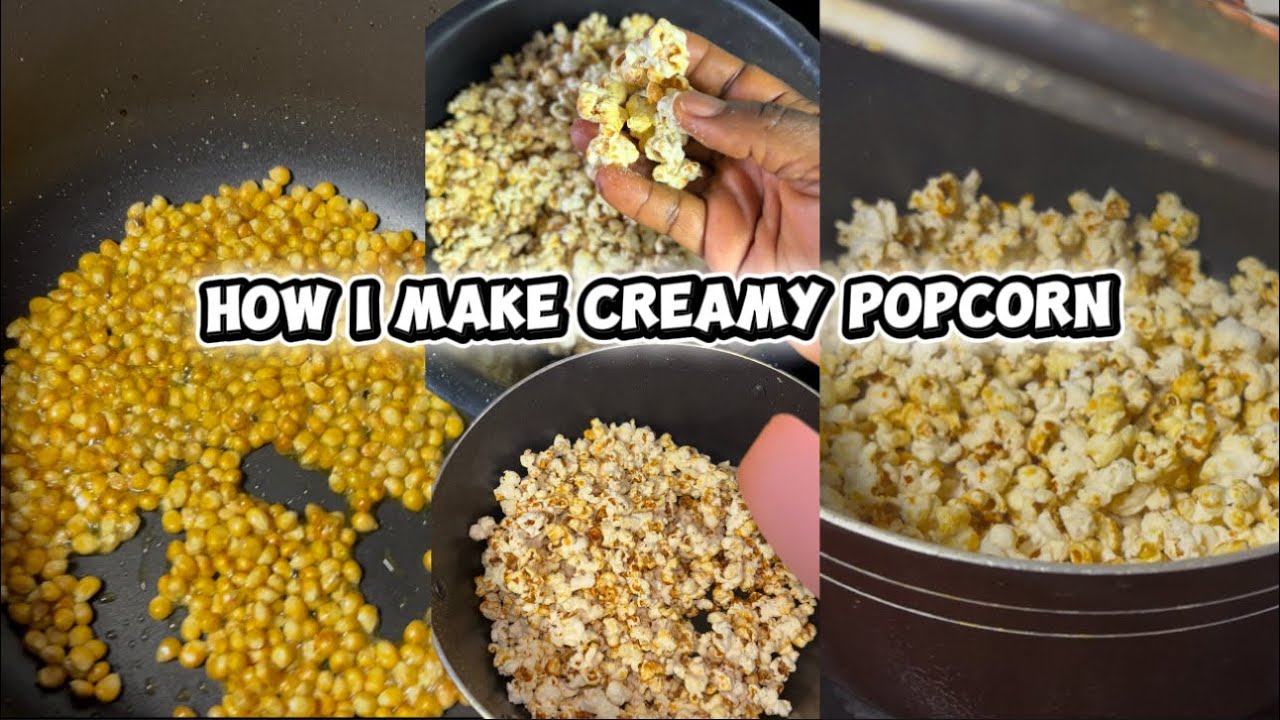 Как приготовить мягкий и сливочный попкорн дома | Простой рецепт попкорна