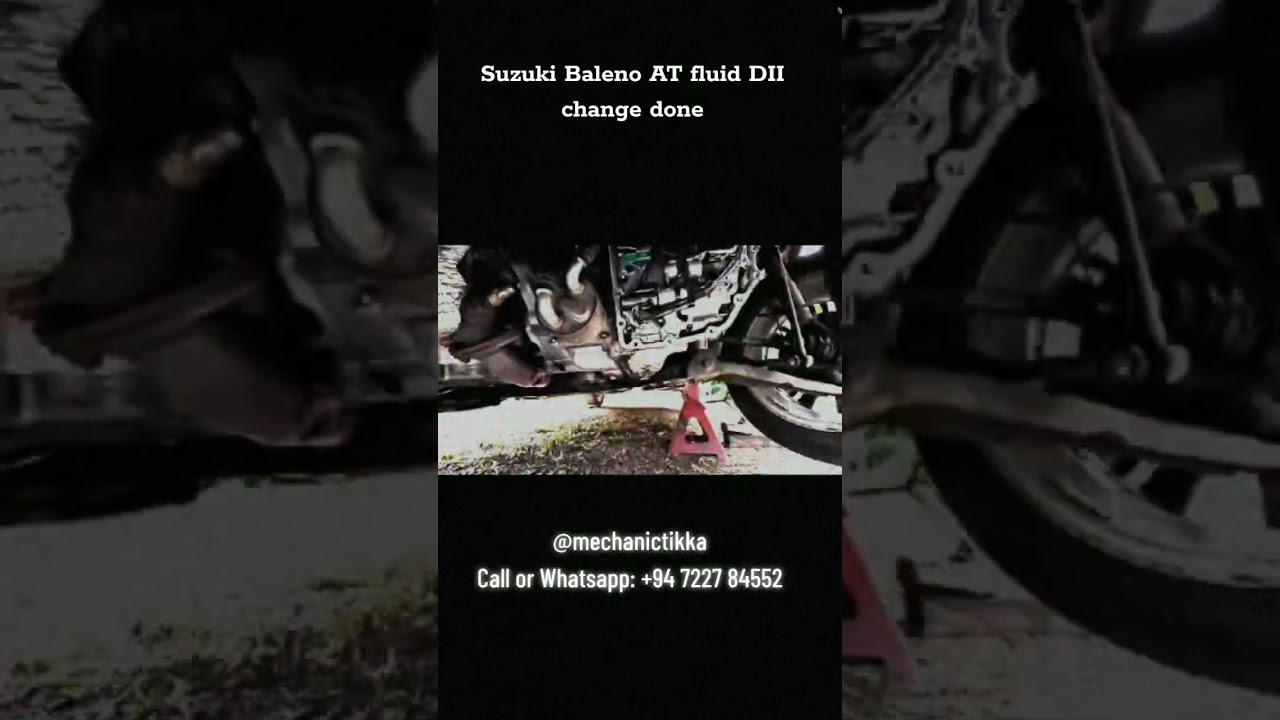 #suzuki #baleno #atf #d2 change done @mechanictikka Call or Whatsapp: +94722784552