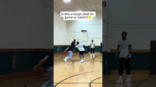 Tough bucket or nahhh🤔🏀 #basketball #highlights #shorts