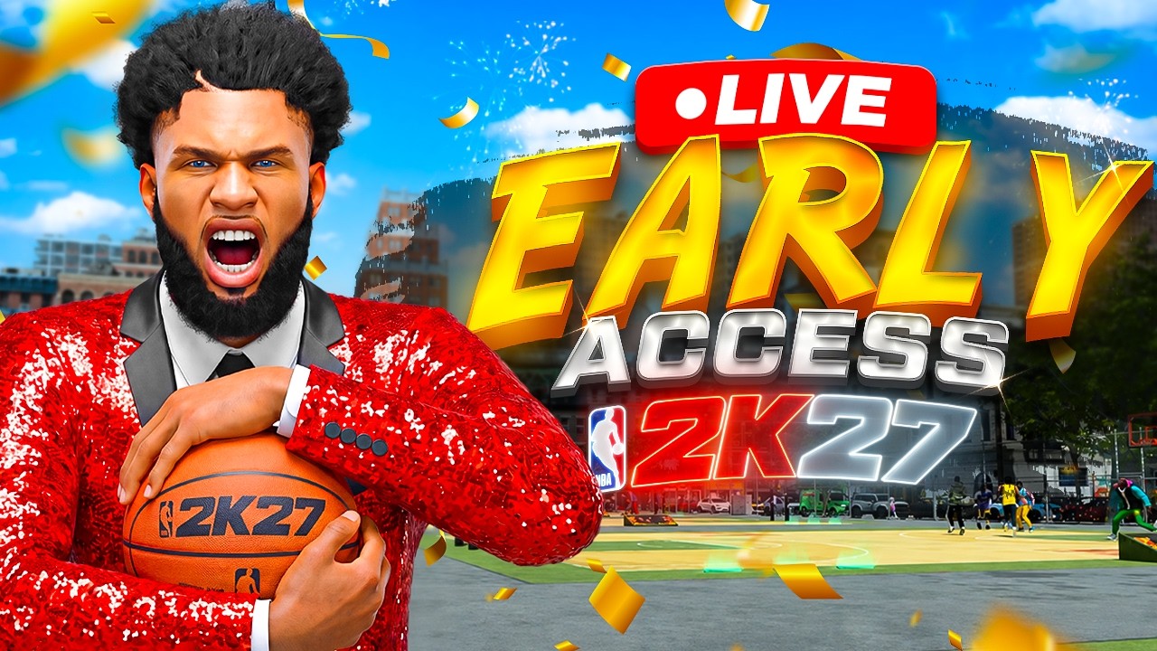🔴PLAYING NBA 2K27 EARLY ACCESS! MAKING BEST BUILD & JUMPSHOT NBA 2K27 + VC GIVEAWAY!