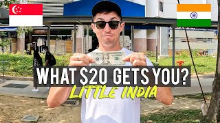 What $20 gets you in LITTLE INDIA 🇮🇳 (Singapore) 🇸🇬