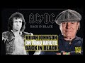 Capture de la vidéo ⚡Ac/Dc Brian Johnson Puts The 'Record Straight' On The Rumors That 'Bon Scott' Wrote 'Back In Black'