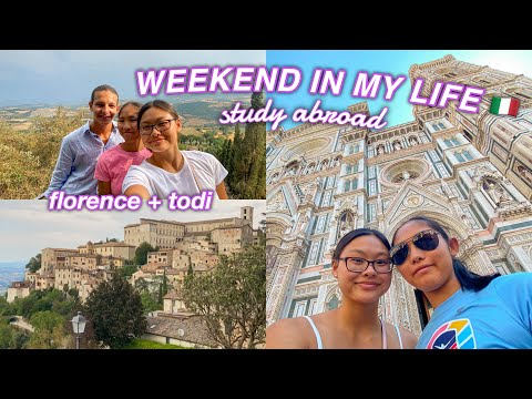 WEEKEND IN MY LIFE IN FLORENCE ITALY - study abroad