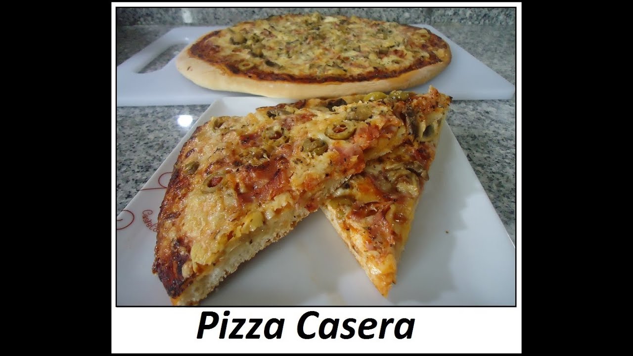 PIZZA CASERA receta fácil