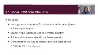 3.7 - Solutions and Mixtures