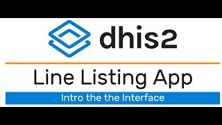 Line Listing (1/5): Introduction to the Interface