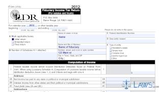 Form IT 541 Fiduciary Income Tax Return