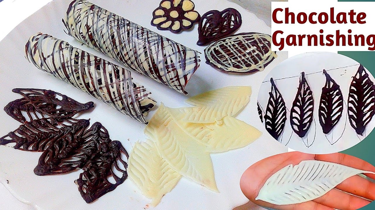 Chocolate Garnishing |chocolate decoration for cake|केक सजाने के लिये घर पर ही सस्ते में बनायें