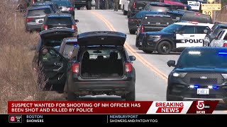 Suspect accused of shooting officer in Raymond, NH is dead