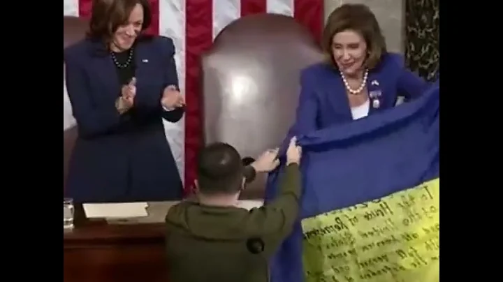 Zelensky Kisses Crazy Nancy In Cringiest Moment Yet