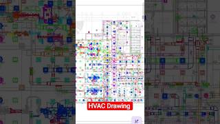 HVAC Drawing। #shorts