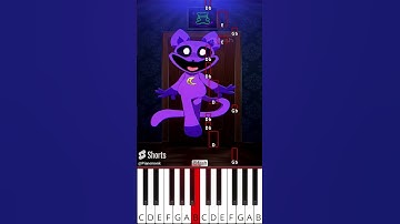 Gender Swap (@fash) Poppy Playtime 3 Animation - Octave Piano Tutorial