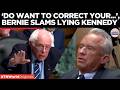 WATCH: Bernie Sanders SNAPS AT RFK Jr. Over High U.S. Drug Costs