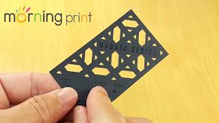 How to make laser cutting business cards