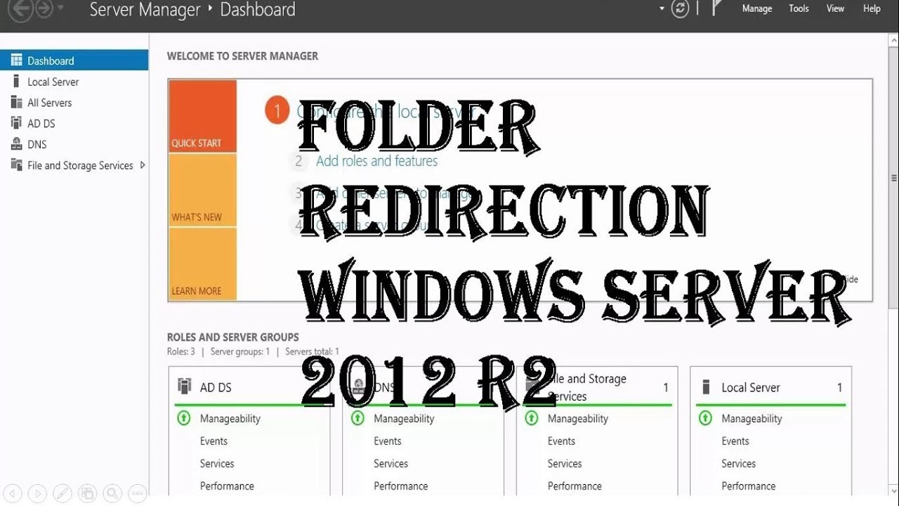 Singkronisasi Data dengan Folder Redirection - Windows Server 2012 r2 ...